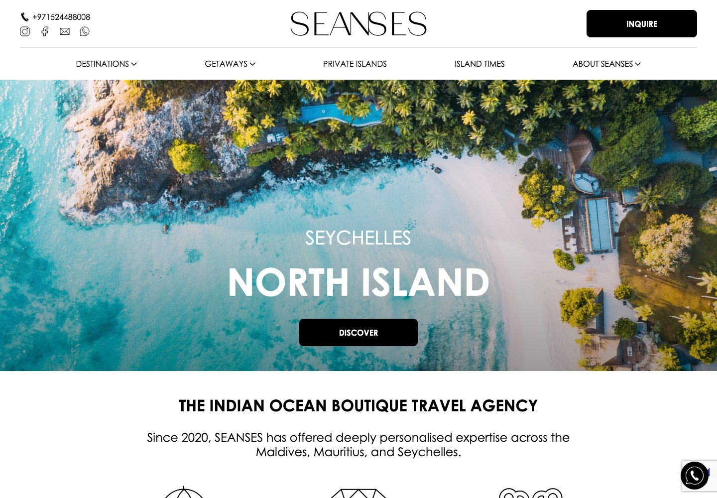 Реальна преміальна сервісна платформа Seanses, розроблена WEBTOP