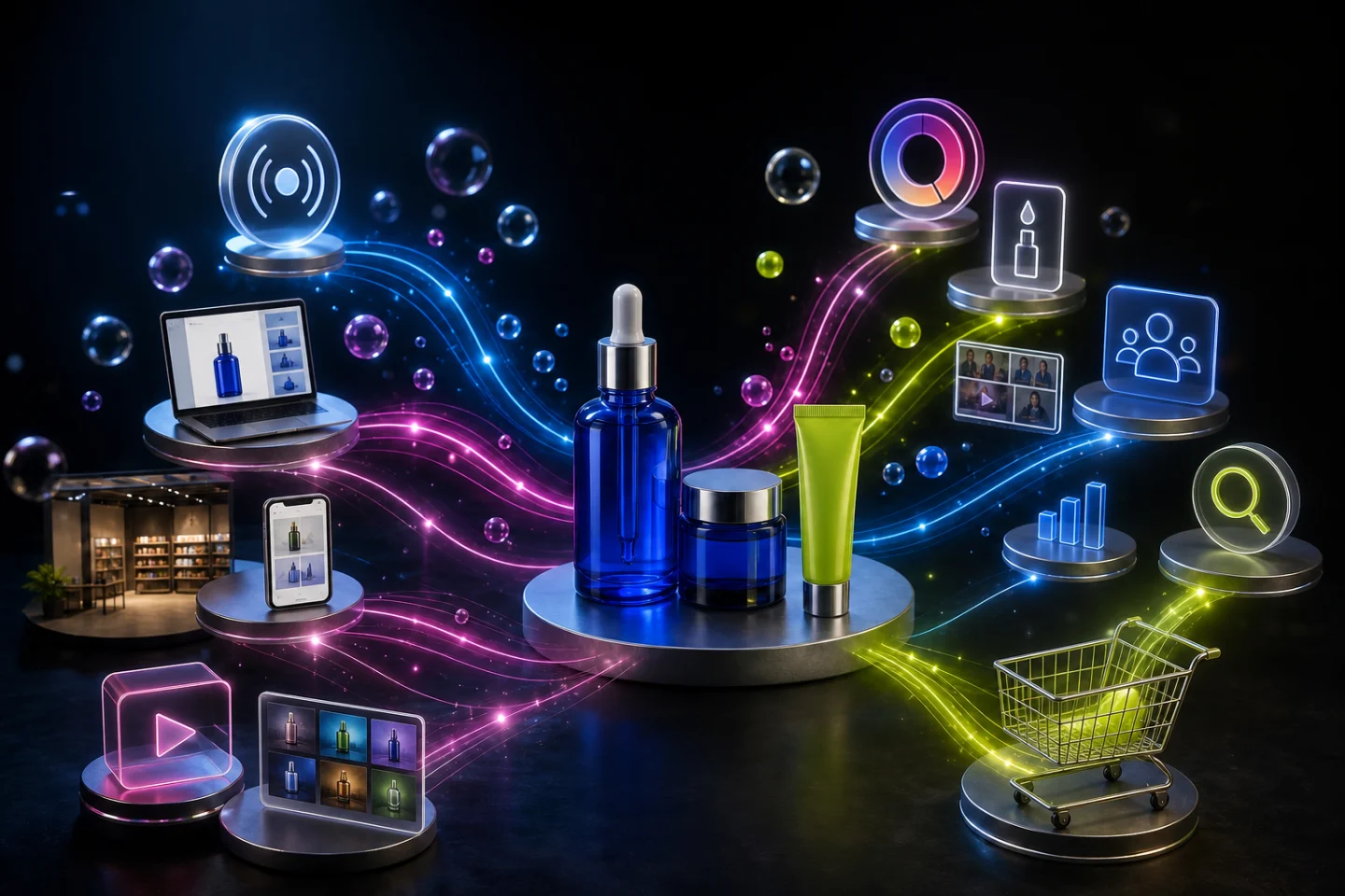 Реклама інтернет-магазину — преміальна візуалізація digital-системи WEBTOP