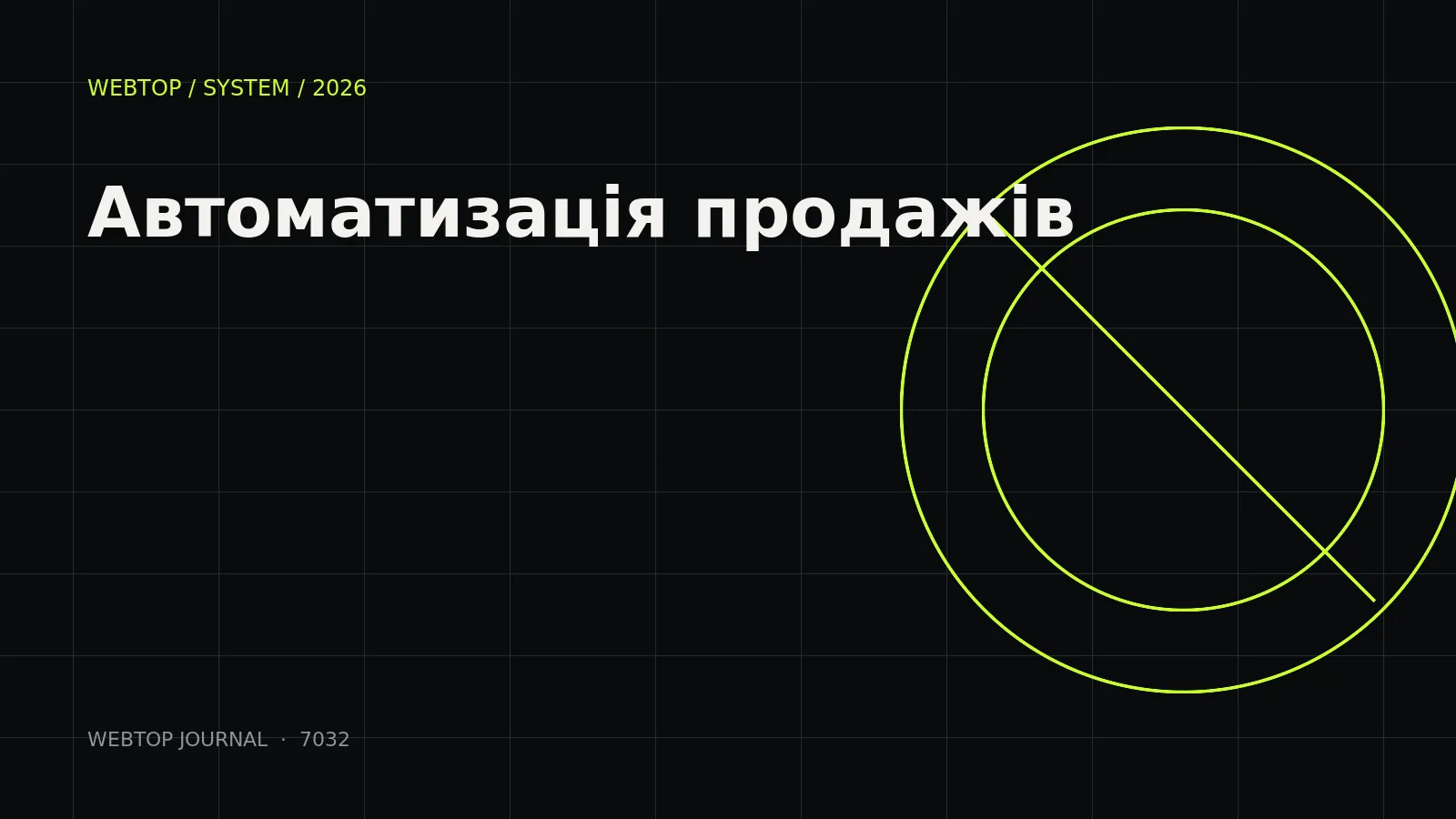 Обкладинка статті «Автоматизація продажів»