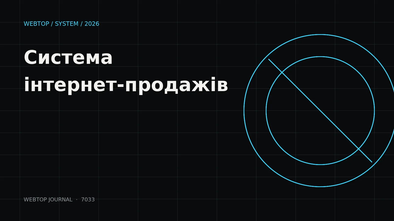 Обкладинка статті «Система інтернет-продажів»