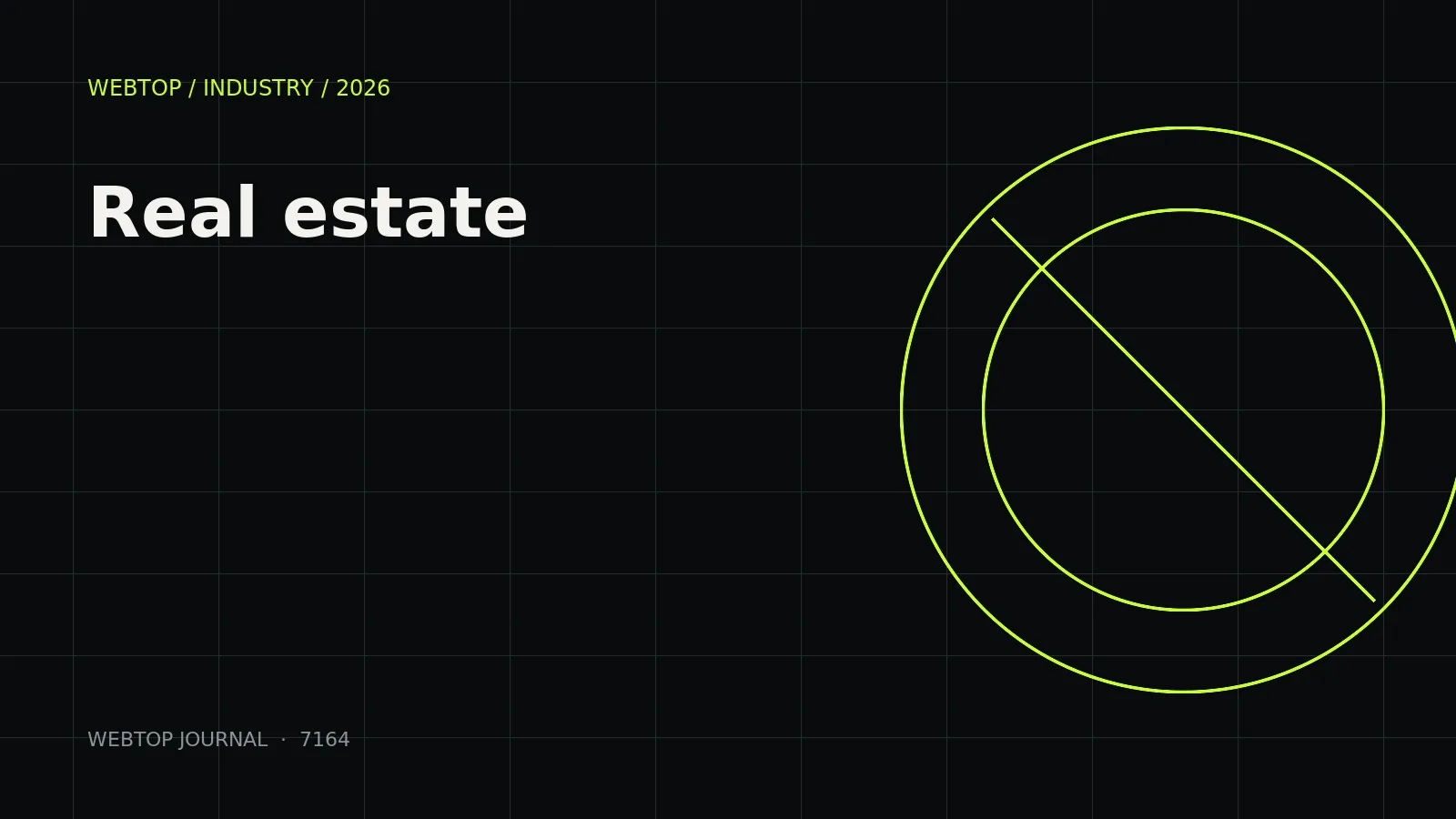 Обкладинка статті «Real estate»
